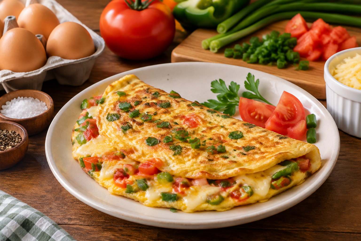 Omelete de legumes